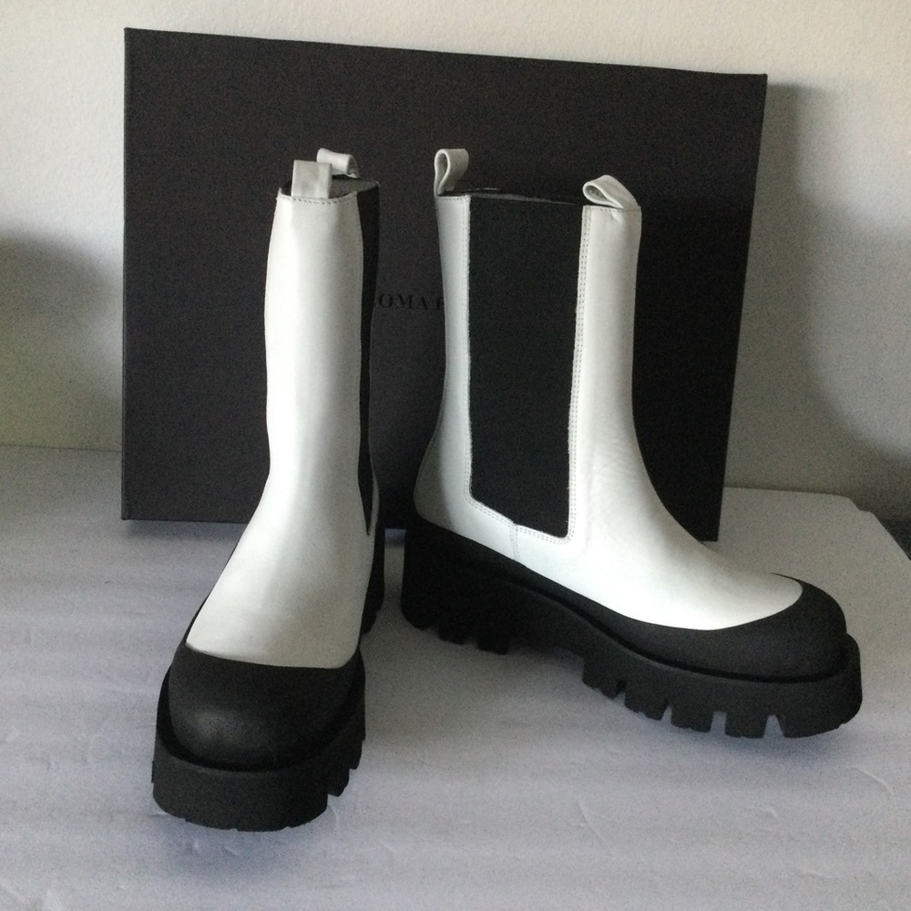 Paloma Barcelo Charlotta Chelsea Boot Shoe Size 39 Women Platform Lug Sole